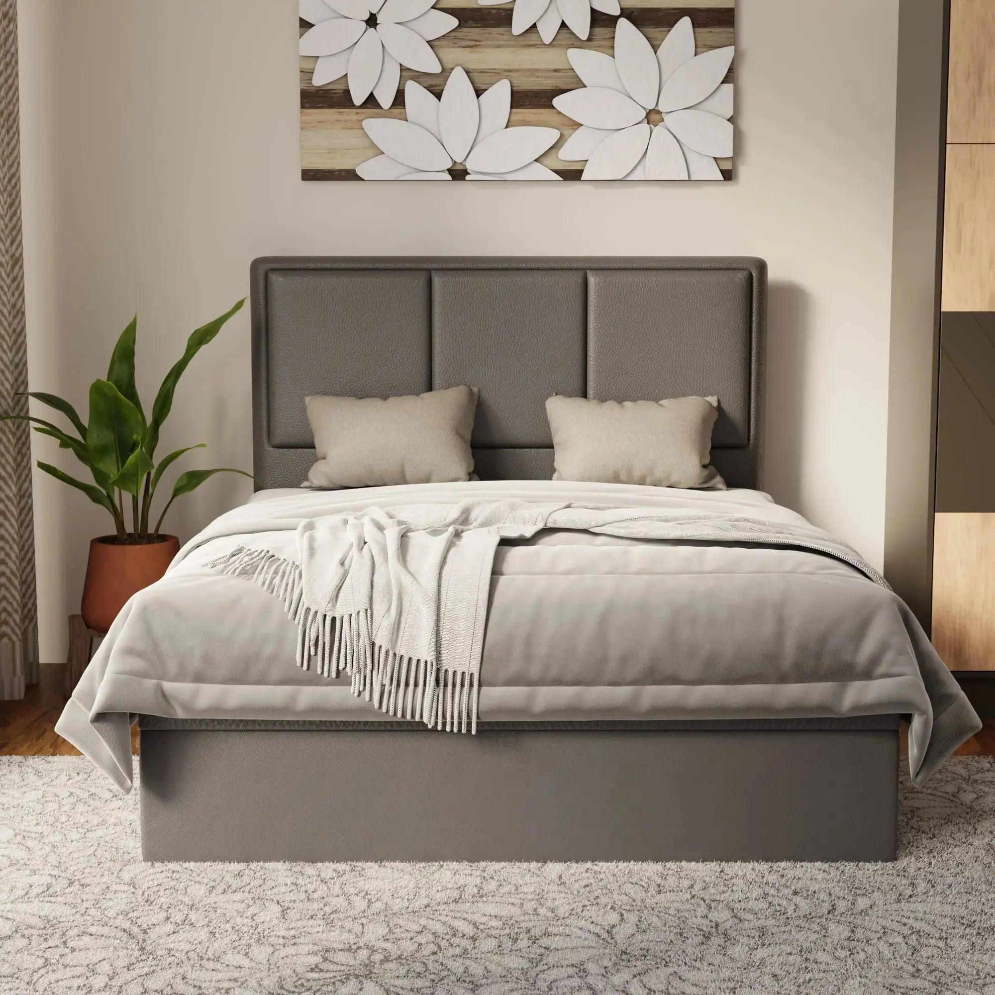 Faux-Leather-Bed Esteller