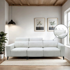 Shoalis Fabric Adjustable Backrest Sofa (Pet Friendly & Easy Clean) - Esteller