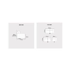 Ceyra Fabric Adjustable Headrest Sofa (Pet Friendly & Easy Clean) - Esteller