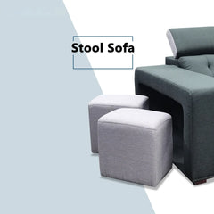 Orlyn Fabric Corner Adjustable Headrest Sofa (Sectional) (Pet Friendly & Easy Clean) - Esteller