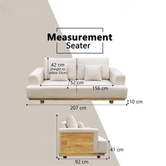 Myrtle Fabric Sofa (Pet Friendly & Easy Clean) KH