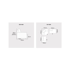 Oryx Fabric Corner Sofa (Sectional) (Pet Friendly & Easy Clean) - Esteller