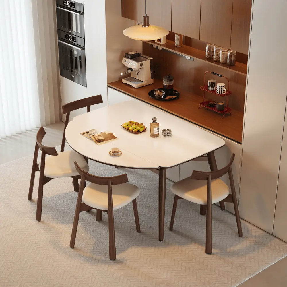 Verilon Walnut Extendable Dining Set - Esteller