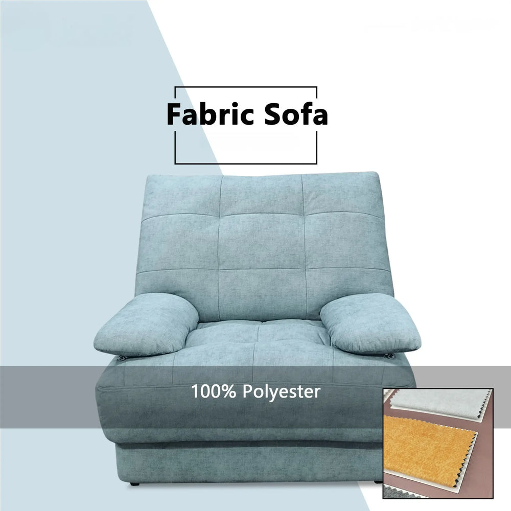 Brynnor Fabric Adjustable Armrest Sofa - Esteller