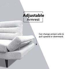 Xandor Fabric Adjustable Backrest & Armrest Corner Sofa (Pet Friendly & Easy Clean) - Esteller