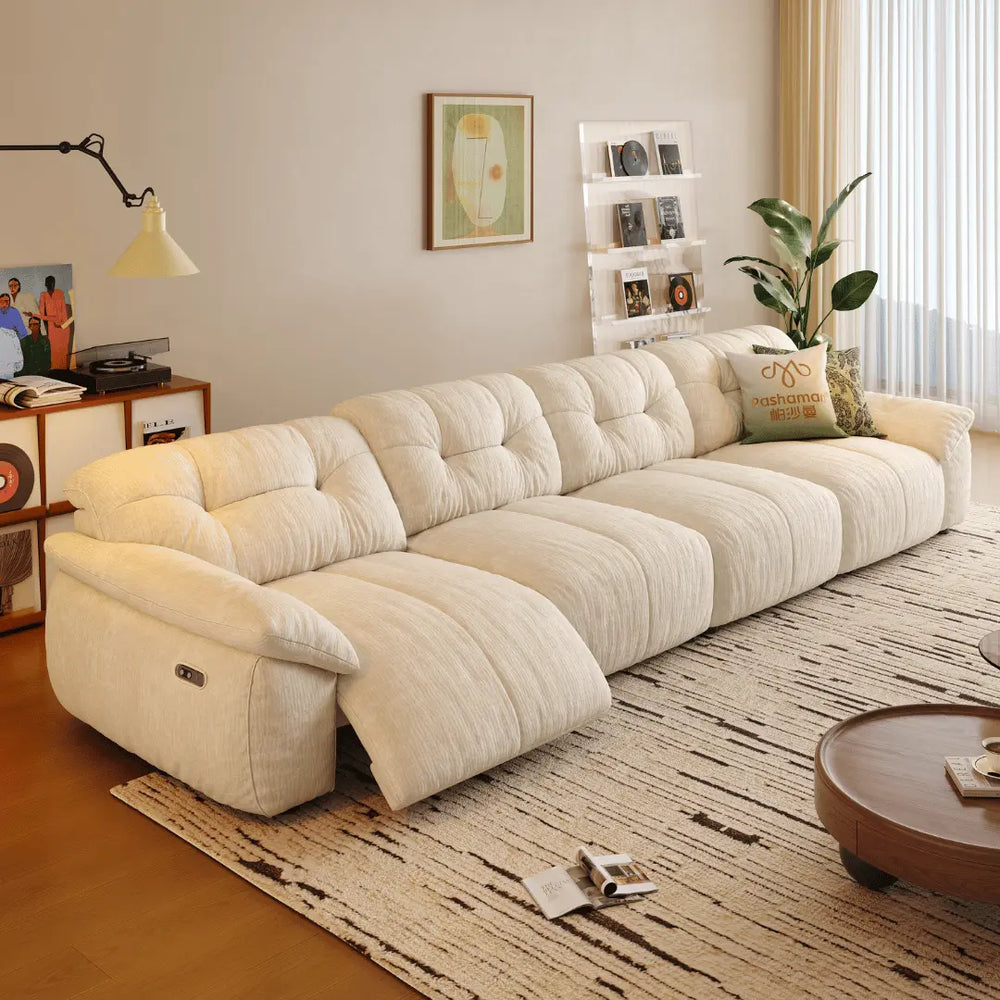 Lorenza Fabric Recliner Sofa (Water Repellent) - Esteller
