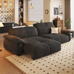 Wriggs Fabric Electric Sofa Bed (Water Repellent & App + Remote Control) - Esteller
