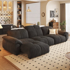Wriggs Fabric Electric Sofa Bed (Water Repellent & App + Remote Control) - Esteller