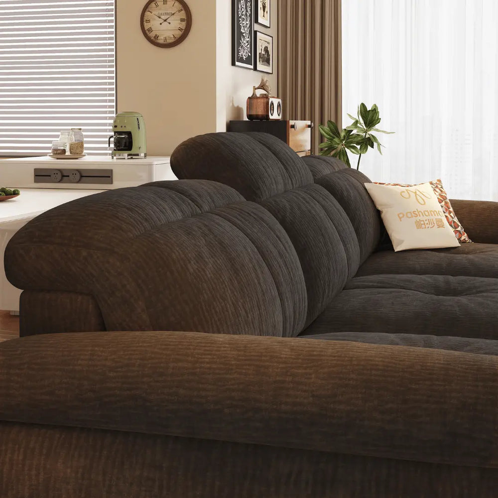 Wriggs Fabric Electric Sofa Bed (Water Repellent & App + Remote Control) - Esteller
