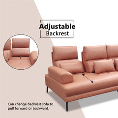 Veymar Fabric Adjustable Backrest Sofa (Pet Friendly & Easy Clean) KH