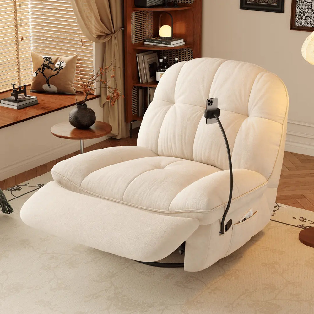 Gillian Fabric Recliner Armchair Sofa - Esteller