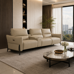 Celaro Genuine Leather Recliner Sofa MB
