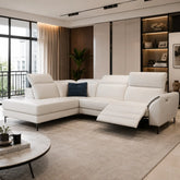Veldora Genuine Leather Recliner Sectional Sofa MB