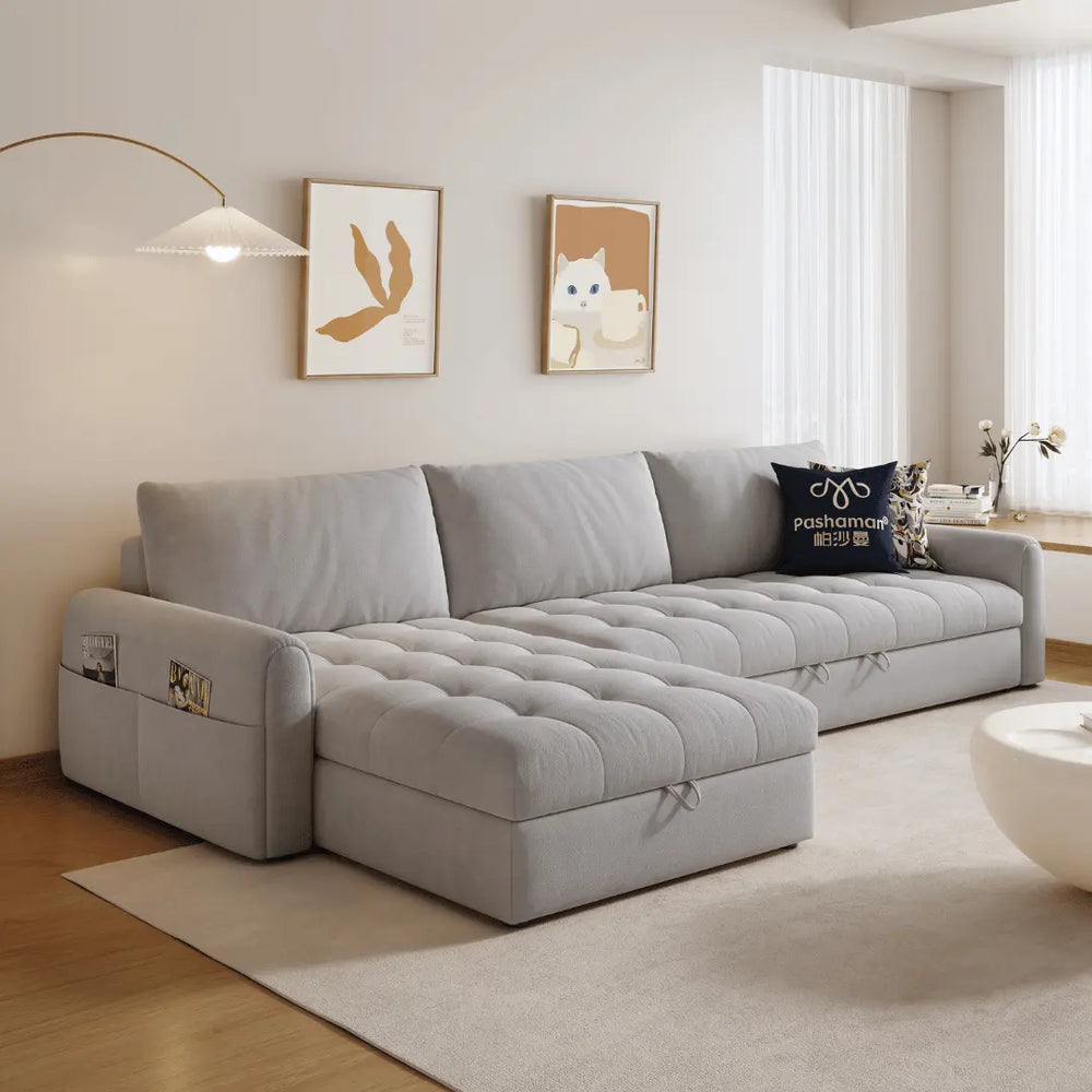 Perlino Fabric Sofa Bed (Water Repellent & Pet Friendly) - Esteller