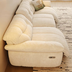 Lorenza Fabric Recliner Sofa (Water Repellent) - Esteller