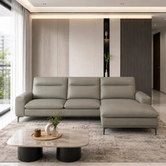 Nuvello Genuine Leather Sectional Sofa MB
