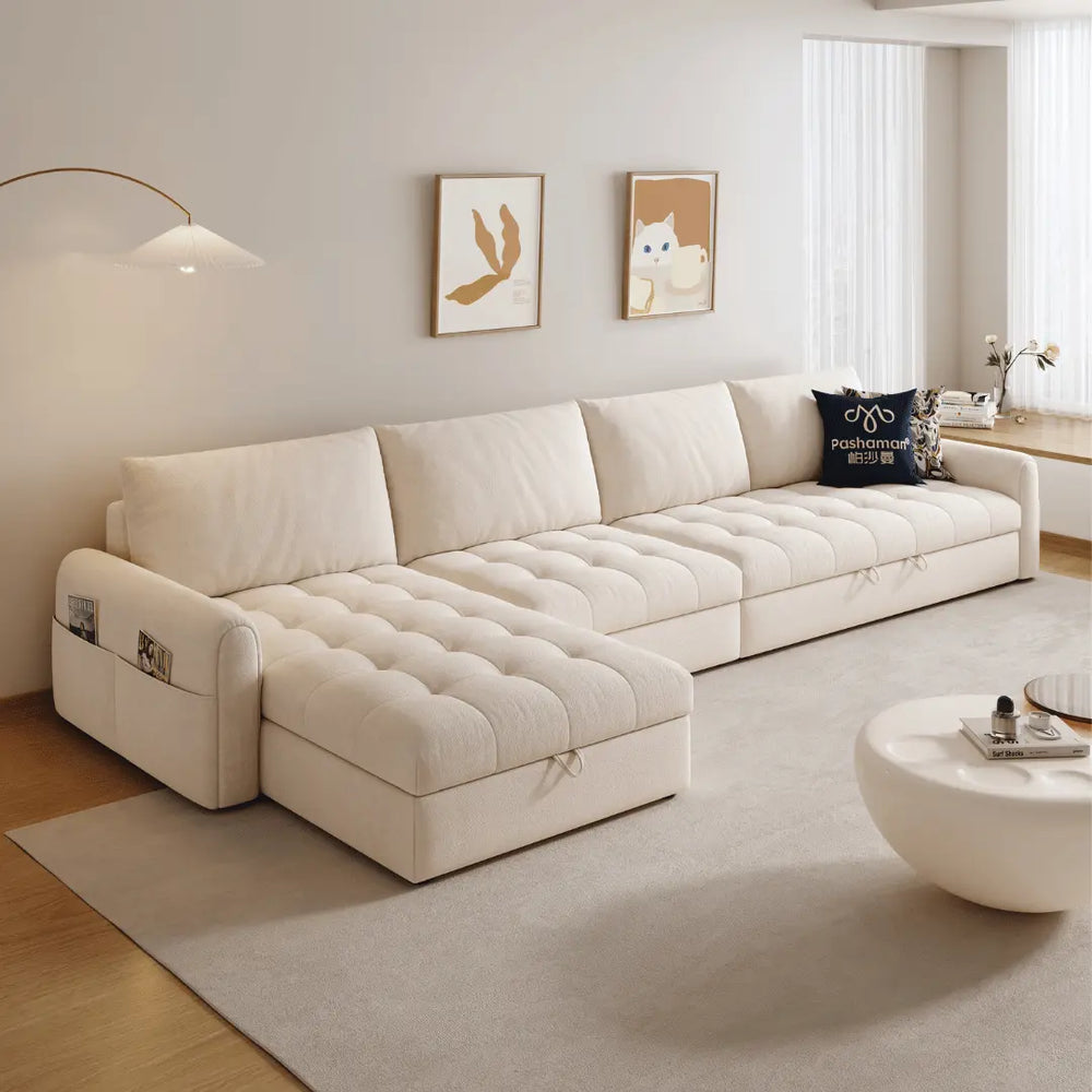 Perlino Fabric Sofa Bed (Water Repellent & Pet Friendly) - Esteller