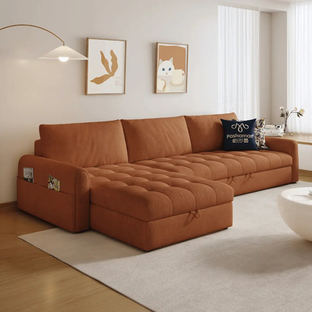 Perlino Fabric Sofa Bed (Water Repellent & Pet Friendly) - Esteller