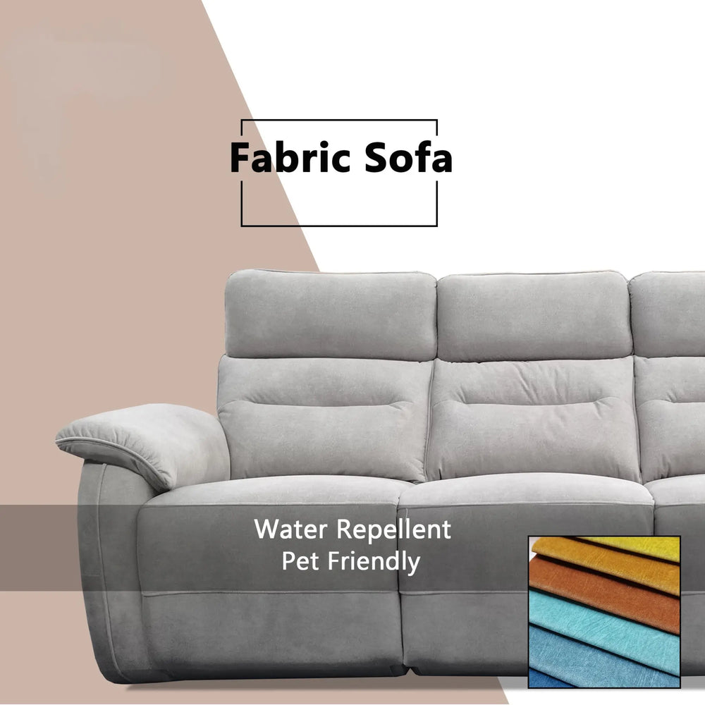 Xyvon Fabric Recliner Sofa (Pet Friendly & Easy Clean) - Esteller