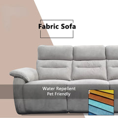 Xyvon Fabric Recliner Sofa (Pet Friendly & Easy Clean) - Esteller