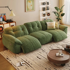 Lorenza Fabric Recliner Sofa (Water Repellent) - Esteller