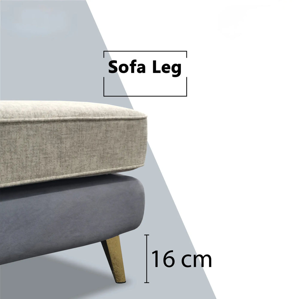 Prylen Fabric L-Shaped Sofa (Pet Friendly & Easy Clean) - Esteller