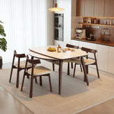 Verilon Walnut Extendable Dining Set - Esteller