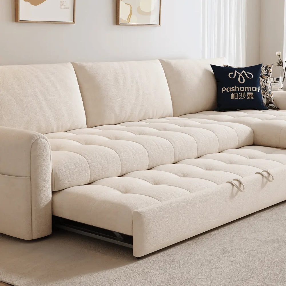 Perlino Fabric Sofa Bed (Water Repellent & Pet Friendly) - Esteller