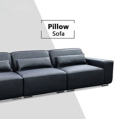 Istra Genuine Leather Sectional Sofa - Esteller