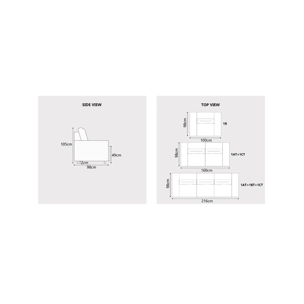 Xyvon Fabric Recliner Sofa (Pet Friendly & Easy Clean) - Esteller