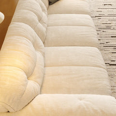 Lorenza Fabric Recliner Sofa (Water Repellent) - Esteller