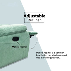 Myros Fabric Recliner Corner Sofa (Pet Friendly & Easy Clean) - Esteller