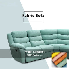 Myros Fabric Recliner Corner Sofa (Pet Friendly & Easy Clean) - Esteller
