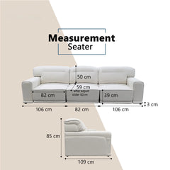 Arvenor Fabric Slider Sofa (Pet Friendly & Easy Clean) - Esteller