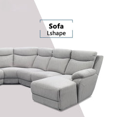Yanor Fabric L-Shaped Corner Sofa (Sectional) (Pet Friendly & Easy Clean) - Esteller