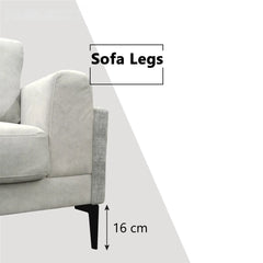 Auren Fabric Sofa (Pet Friendly & Easy Clean) - Esteller