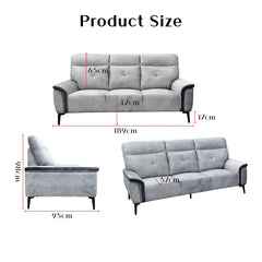 Jodie Fabric Sofa (Pet Friendly & Easy Clean) KH