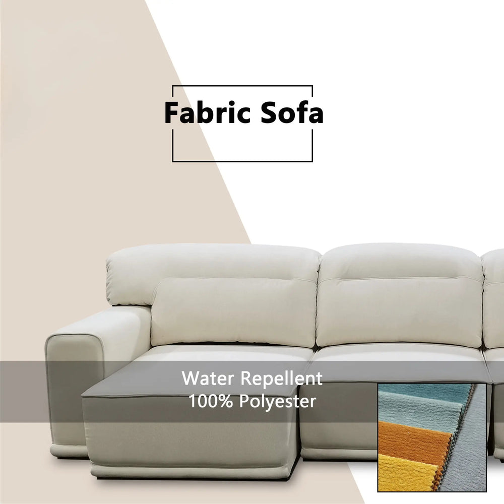 Arvenor Fabric Slider Sofa (Pet Friendly & Easy Clean) - Esteller