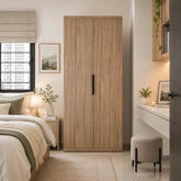 Caldrex 2 Door Open Wardrobe (Solid Plywood)