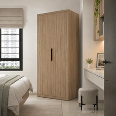 Caldrex 2 Door Open Wardrobe (Solid Plywood) DA