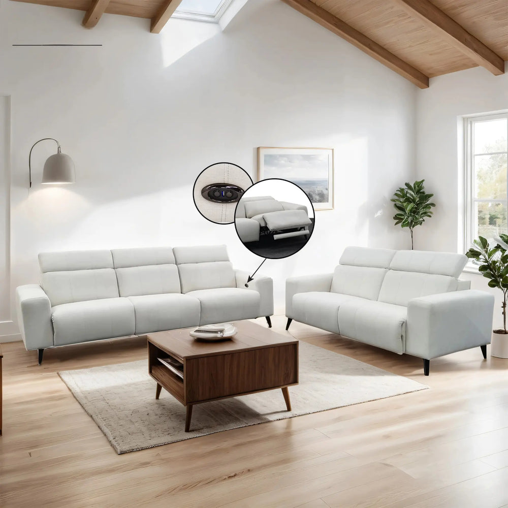 Havos Fabric Recliner Sofa (Pet Friendly & Easy Clean) - Esteller