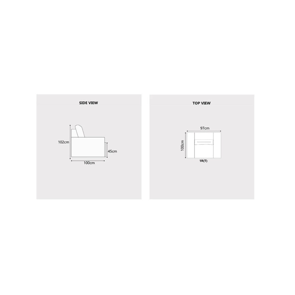Morrel Fabric Recliner Sofa (Pet Friendly & Easy Clean) - Esteller