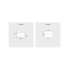 Morrel Fabric Recliner Sofa (Pet Friendly & Easy Clean) - Esteller