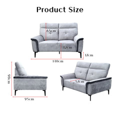 Jodie Fabric Sofa (Pet Friendly & Easy Clean) KH