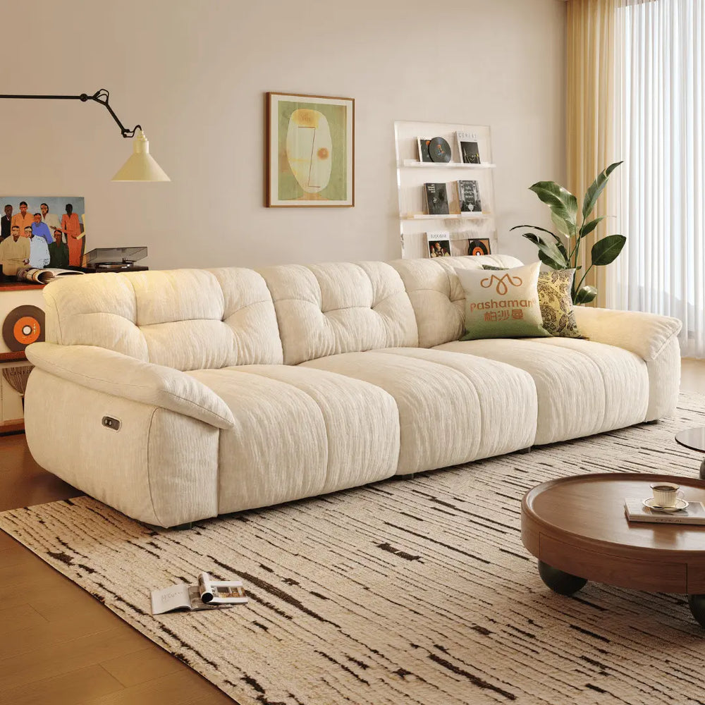 Lorenza Fabric Recliner Sofa (Water Repellent) - Esteller