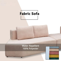 Taviel Fabric Sectional Sofa (Pet Friendly & Easy Clean) - Esteller