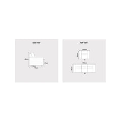 Auren Fabric Sofa (Pet Friendly & Easy Clean) - Esteller