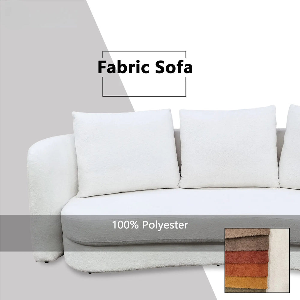 Lyros Fabric Sofa (Pet Friendly & Easy Clean) - Esteller