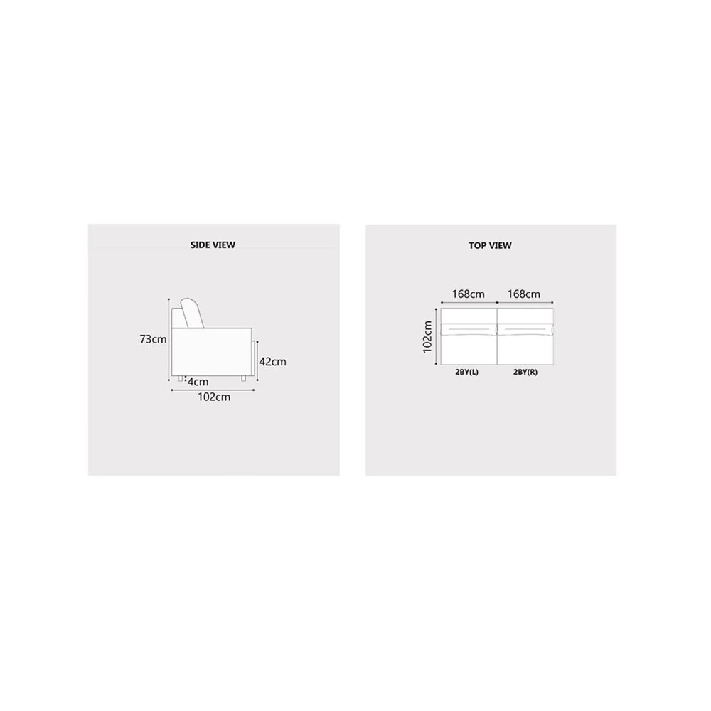 Taviel Fabric Sectional Sofa (Pet Friendly & Easy Clean) - Esteller