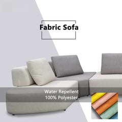 Ryven Fabric Sectional Sofa (Pet Friendly & Easy Clean) - Esteller